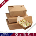 Eco Friendly Takeaway Food Containers Disposable Hot Soup Cups Kraft Paper Salad Bowl